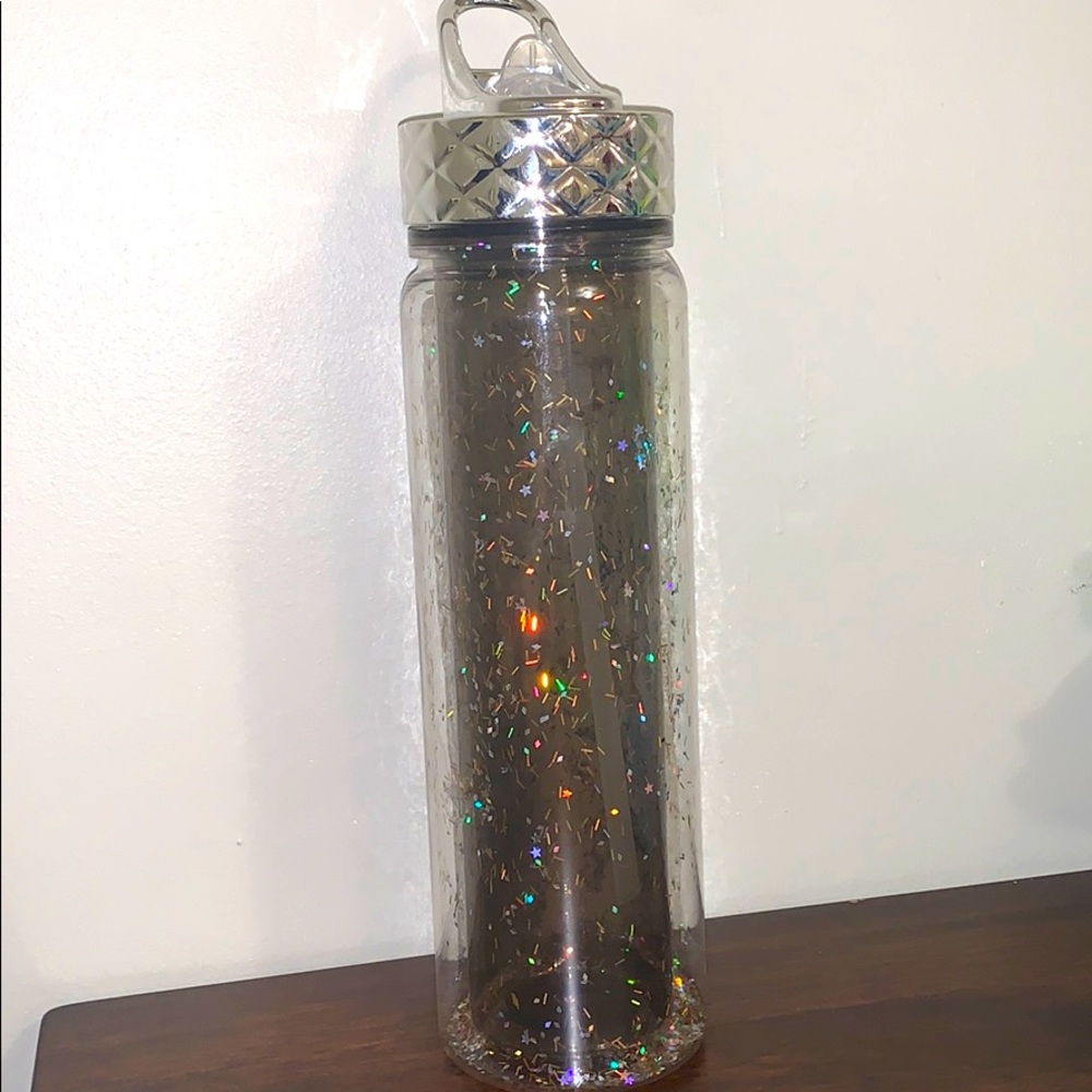 Glitter water bottle